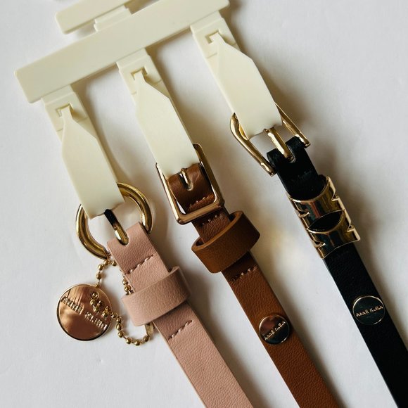 ANNE KLEIN Women's Set of 3 Designer Belts NWT Size L/XL - Picture 3 of 5
